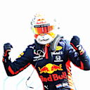 NORTHAMPTON, ENGLAND - AUGUST 09:  Max Verstappen of Netherlands and Red Bull Racing celebrates in parc ferme after winning the F1 70th Anniversary Grand Prix at Silverstone on August 09, 2020 in Northampton, England. (Photo by Dan Istitene - Formula 1/Formula 1 via Getty Images)