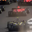 NORTHAMPTON, ENGLAND - AUGUST 09: Esteban Ocon of France driving the (31) Renault Sport Formula One Team RS20 on track during the F1 70th Anniversary Grand Prix at Silverstone on August 09, 2020 in Northampton, England. (Photo by Mario Renzi - Formula 1/Formula 1 via Getty Images)