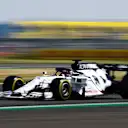 NORTHAMPTON, ENGLAND - AUGUST 09: Daniil Kvyat of Russia driving the (26) Scuderia AlphaTauri AT01 Honda on track during the F1 70th Anniversary Grand Prix at Silverstone on August 09, 2020 in Northampton, England. (Photo by Rudy Carezzevoli/Getty Images)