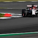 NORTHAMPTON, ENGLAND - AUGUST 09: Kimi Raikkonen of Finland driving the (7) Alfa Romeo Racing C39 Ferrari on track during the F1 70th Anniversary Grand Prix at Silverstone on August 09, 2020 in Northampton, England. (Photo by Rudy Carezzevoli/Getty Images)