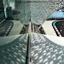 ABU DHABI, UNITED ARAB EMIRATES - DECEMBER 12: George Russell of Great Britain driving the (63) Williams Racing FW43 Mercedes and Valtteri Bottas of Finland driving the (77) Mercedes AMG Petronas F1 Team Mercedes W11 on track during final practice ahead of the F1 Grand Prix of Abu Dhabi at Yas Marina Circuit on December 12, 2020 in Abu Dhabi, United Arab Emirates. (Photo by Rudy Carezzevoli/Getty Images)