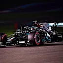 ABU DHABI, UNITED ARAB EMIRATES - DECEMBER 12: Lewis Hamilton of Great Britain driving the (44) Mercedes AMG Petronas F1 Team Mercedes W11 on track during qualifying ahead of the F1 Grand Prix of Abu Dhabi at Yas Marina Circuit on December 12, 2020 in Abu Dhabi, United Arab Emirates. (Photo by Giuseppe Cacace - Pool/Getty Images)