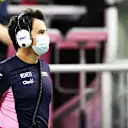 ABU DHABI, UNITED ARAB EMIRATES - DECEMBER 13: Sergio Perez of Mexico and Racing Point looks on from the pitlane after retiring during the F1 Grand Prix of Abu Dhabi at Yas Marina Circuit on December 13, 2020 in Abu Dhabi, United Arab Emirates. (Photo by Peter Fox/Getty Images)