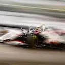 ABU DHABI, UNITED ARAB EMIRATES - DECEMBER 13: Kevin Magnussen of Denmark driving the (20) Haas F1 Team VF-20 Ferrari during the F1 Grand Prix of Abu Dhabi at Yas Marina Circuit on December 13, 2020 in Abu Dhabi, United Arab Emirates. (Photo by Clive Mason - Formula 1/Formula 1 via Getty Images)