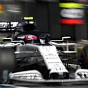 SPIELBERG, AUSTRIA - JULY 04:  Pierre Gasly of France driving the (10) Scuderia AlphaTauri AT01 Honda in the pit lane during qualifying for the Formula One Grand Prix of Austria at Red Bull Ring on July 04, 2020 in Spielberg, Austria. (Photo by Peter Fox/Getty Images)