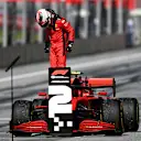 SPIELBERG, AUSTRIA - JULY 05: Second placed Charles Leclerc of Monaco and Ferrari gets out of his car during the Formula One Grand Prix of Austria at Red Bull Ring on July 05, 2020 in Spielberg, Austria. (Photo by Clive Mason - Formula 1/Formula 1 via Getty Images)