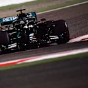 BAHRAIN, BAHRAIN - NOVEMBER 27: Lewis Hamilton of Great Britain driving the (44) Mercedes AMG Petronas F1 Team Mercedes W11 on track during practice ahead of the F1 Grand Prix of Bahrain at Bahrain International Circuit on November 27, 2020 in Bahrain, Bahrain. (Photo by Giuseppe Cacace - Pool/Getty Images)