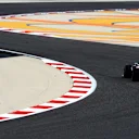BAHRAIN, BAHRAIN - NOVEMBER 28: Lance Stroll of Canada driving the (18) Racing Point RP20 Mercedes on track during final practice ahead of the F1 Grand Prix of Bahrain at Bahrain International Circuit on November 28, 2020 in Bahrain, Bahrain. (Photo by Rudy Carezzevoli/Getty Images)