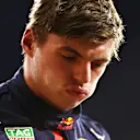 BAHRAIN, BAHRAIN - NOVEMBER 28: Third place qualifier Max Verstappen of Netherlands and Red Bull Racing looks on in parc ferme during qualifying ahead of the F1 Grand Prix of Bahrain at Bahrain International Circuit on November 28, 2020 in Bahrain, Bahrain. (Photo by Dan Istitene - Formula 1/Formula 1 via Getty Images)
