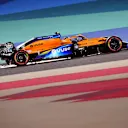 BAHRAIN, BAHRAIN - NOVEMBER 28: Lando Norris of Great Britain driving the (4) McLaren F1 Team MCL35 Renault on track during qualifying ahead of the F1 Grand Prix of Bahrain at Bahrain International Circuit on November 28, 2020 in Bahrain, Bahrain. (Photo by Giuseppe Cacace - Pool/Getty Images)