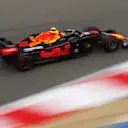 BAHRAIN, BAHRAIN - NOVEMBER 28: Alexander Albon of Thailand driving the (23) Aston Martin Red Bull Racing RB16 on track during final practice ahead of the F1 Grand Prix of Bahrain at Bahrain International Circuit on November 28, 2020 in Bahrain, Bahrain. (Photo by Bryn Lennon/Getty Images)