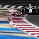 BAHRAIN, BAHRAIN - NOVEMBER 29: Nicholas Latifi of Canada driving the (6) Williams Racing FW43 Mercedes on track during the F1 Grand Prix of Bahrain at Bahrain International Circuit on November 29, 2020 in Bahrain, Bahrain. (Photo by Rudy Carezzevoli/Getty Images)