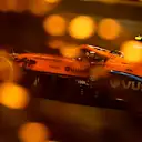 BAHRAIN, BAHRAIN - NOVEMBER 29: Lando Norris of Great Britain driving the (4) McLaren F1 Team MCL35 Renault on track during the F1 Grand Prix of Bahrain at Bahrain International Circuit on November 29, 2020 in Bahrain, Bahrain. (Photo by Clive Mason - Formula 1/Formula 1 via Getty Images)