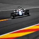 SPA, BELGIUM - AUGUST 28: George Russell of Great Britain driving the (63) Williams Racing FW43 Mercedes on track during practice for the F1 Grand Prix of Belgium at Circuit de Spa-Francorchamps on August 28, 2020 in Spa, Belgium. (Photo by John Thuys/Pool via Getty Images)
