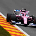 SPA, BELGIUM - AUGUST 28: Sergio Perez of Mexico driving the (11) Racing Point RP20 Mercedes drives during practice for the F1 Grand Prix of Belgium at Circuit de Spa-Francorchamps on August 28, 2020 in Spa, Belgium. (Photo by Rudy Carezzevoli/Getty Images)