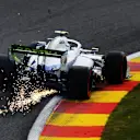 SPA, BELGIUM - AUGUST 28: Nicholas Latifi of Canada driving the (6) Williams Racing FW43 Mercedes on track during practice for the F1 Grand Prix of Belgium at Circuit de Spa-Francorchamps on August 28, 2020 in Spa, Belgium. (Photo by Clive Mason - Formula 1/Formula 1 via Getty Images)