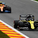 SPA, BELGIUM - AUGUST 28: Daniel Ricciardo of Australia driving the (3) Renault Sport Formula One Team RS20 drives during practice for the F1 Grand Prix of Belgium at Circuit de Spa-Francorchamps on August 28, 2020 in Spa, Belgium. (Photo by Rudy Carezzevoli/Getty Images)