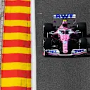 SPA, BELGIUM - AUGUST 29: Lance Stroll of Canada driving the (18) Racing Point RP20 Mercedes on track during final practice for the F1 Grand Prix of Belgium at Circuit de Spa-Francorchamps on August 29, 2020 in Spa, Belgium. (Photo by Rudy Carezzevoli/Getty Images)