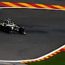 SPA, BELGIUM - AUGUST 29: Esteban Ocon of France driving the (31) Renault Sport Formula One Team RS20 during qualifying for the F1 Grand Prix of Belgium at Circuit de Spa-Francorchamps on August 29, 2020 in Spa, Belgium. (Photo by Dan Istitene - Formula 1/Formula 1 via Getty Images)