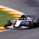 SPA, BELGIUM - AUGUST 30: Pierre Gasly of France driving the (10) Scuderia AlphaTauri AT01 Honda on track during the F1 Grand Prix of Belgium at Circuit de Spa-Francorchamps on August 30, 2020 in Spa, Belgium. (Photo by Lars Baron/Getty Images)
