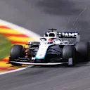 SPA, BELGIUM - AUGUST 30: George Russell of Great Britain driving the (63) Williams Racing FW43 Mercedes on track during the F1 Grand Prix of Belgium at Circuit de Spa-Francorchamps on August 30, 2020 in Spa, Belgium. (Photo by Lars Baron/Getty Images)