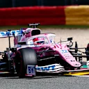 SPA, BELGIUM - AUGUST 30: Sergio Perez of Mexico driving the (11) Racing Point RP20 Mercedes on track during the F1 Grand Prix of Belgium at Circuit de Spa-Francorchamps on August 30, 2020 in Spa, Belgium. (Photo by Francois Lenoir/Pool via Getty Images)