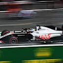 SPA, BELGIUM - AUGUST 30: Romain Grosjean of France driving the (8) Haas F1 Team VF-20 Ferrari on track during the F1 Grand Prix of Belgium at Circuit de Spa-Francorchamps on August 30, 2020 in Spa, Belgium. (Photo by Clive Mason - Formula 1/Formula 1 via Getty Images)