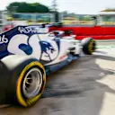 IMOLA, ITALY - OCTOBER 31: Daniil Kvyat of Scuderia AlphaTauri and Russia  during practice ahead of the F1 Grand Prix of Emilia Romagna at Autodromo Enzo e Dino Ferrari on October 31, 2020 in Imola, Italy. (Photo by Peter Fox/Getty Images)