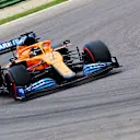 IMOLA, ITALY - NOVEMBER 01: Carlos Sainz of Spain driving the (55) McLaren F1 Team MCL35 Renault on track during the F1 Grand Prix of Emilia Romagna at Autodromo Enzo e Dino Ferrari on November 01, 2020 in Imola, Italy. (Photo by Davide Gennari - Pool/Getty Images)