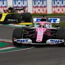 IMOLA, ITALY - NOVEMBER 01: Sergio Perez of Mexico driving the (11) Racing Point RP20 Mercedes on track during the F1 Grand Prix of Emilia Romagna at Autodromo Enzo e Dino Ferrari on November 01, 2020 in Imola, Italy. (Photo by Rudy Carezzevoli/Getty Images)