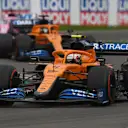 IMOLA, ITALY - NOVEMBER 01: Lando Norris of Great Britain driving the (4) McLaren F1 Team MCL35 Renault on track during the F1 Grand Prix of Emilia Romagna at Autodromo Enzo e Dino Ferrari on November 01, 2020 in Imola, Italy. (Photo by Rudy Carezzevoli/Getty Images)