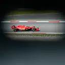 NUERBURG, GERMANY - OCTOBER 10: Sebastian Vettel of Germany driving the (5) Scuderia Ferrari SF1000 on track during final practice ahead of the F1 Eifel Grand Prix at Nuerburgring on October 10, 2020 in Nuerburg, Germany. (Photo by Ronald Wittek - Pool/Getty Images)