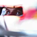NUERBURG, GERMANY - OCTOBER 10: A reflection in the wing mirror as Max Verstappen of Netherlands and Red Bull Racing looks on from his car during qualifying ahead of the F1 Eifel Grand Prix at Nuerburgring on October 10, 2020 in Nuerburg, Germany. (Photo by Mark Thompson/Getty Images)