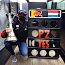 NUERBURG, GERMANY - OCTOBER 11: Second placed Max Verstappen of Netherlands and Red Bull Racing celebrates after the F1 Eifel Grand Prix at Nuerburgring on October 11, 2020 in Nuerburg, Germany. (Photo by Mark Thompson/Getty Images)