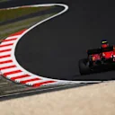 NUERBURG, GERMANY - OCTOBER 11: Charles Leclerc of Monaco driving the (16) Scuderia Ferrari SF1000 on track during the F1 Eifel Grand Prix at Nuerburgring on October 11, 2020 in Nuerburg, Germany. (Photo by Clive Mason - Formula 1/Formula 1 via Getty Images)