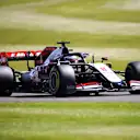 NORTHAMPTON, ENGLAND - JULY 31: Romain Grosjean of France driving the (8) Haas F1 Team VF-20 Ferrari on track during practice for the F1 Grand Prix of Great Britain at Silverstone on July 31, 2020 in Northampton, England. (Photo by Bryn Lennon/Getty Images)