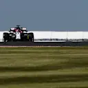 NORTHAMPTON, ENGLAND - JULY 31: Kimi Raikkonen of Finland driving the (7) Alfa Romeo Racing C39 Ferrari on track during practice for the F1 Grand Prix of Great Britain at Silverstone on July 31, 2020 in Northampton, England. (Photo by Rudy Carezzevoli/Getty Images)