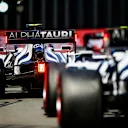 NORTHAMPTON, ENGLAND - JULY 31: Pierre Gasly of Scuderia AlphaTauri and France  during practice for the F1 Grand Prix of Great Britain at Silverstone on July 31, 2020 in Northampton, England. (Photo by Peter Fox/Getty Images)