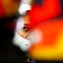 NORTHAMPTON, ENGLAND - AUGUST 01: Alexander Albon of Thailand and Red Bull Racing prepares to drive in the garage during final practice for the F1 Grand Prix of Great Britain at Silverstone on August 01, 2020 in Northampton, England. (Photo by Mark Thompson/Getty Images)
