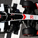 NORTHAMPTON, ENGLAND - AUGUST 01: Kevin Magnussen of Denmark driving the (20) Haas F1 Team VF-20 Ferrari during qualifying for the F1 Grand Prix of Great Britain at Silverstone on August 01, 2020 in Northampton, England. (Photo by Dan Istitene - Formula 1/Formula 1 via Getty Images)