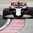 BUDAPEST, HUNGARY - JULY 17: Kevin Magnussen of Denmark driving the (20) Haas F1 Team VF-20 Ferrari during practice for the F1 Grand Prix of Hungary at Hungaroring on July 17, 2020 in Budapest, Hungary. (Photo by Clive Mason - Formula 1/Formula 1 via Getty Images)