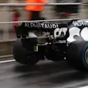 BUDAPEST, HUNGARY - JULY 17: Pierre Gasly of France driving the (10) Scuderia AlphaTauri AT01 Honda in the pit lane during practice for the F1 Grand Prix of Hungary at Hungaroring on July 17, 2020 in Budapest, Hungary. (Photo by Peter Fox/Getty Images)