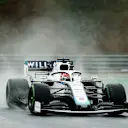 BUDAPEST, HUNGARY - JULY 17: George Russell of Great Britain driving the (63) Williams Racing FW43 Mercedes on track during practice for the F1 Grand Prix of Hungary at Hungaroring on July 17, 2020 in Budapest, Hungary. (Photo by Darko Bandic/Pool via Getty Images)