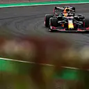 BUDAPEST, HUNGARY - JULY 18: Max Verstappen of the Netherlands driving the (33) Aston Martin Red Bull Racing RB16 during qualifying for the F1 Grand Prix of Hungary at Hungaroring on July 18, 2020 in Budapest, Hungary. (Photo by Dan Istitene - Formula 1/Formula 1 via Getty Images)