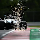 BUDAPEST, HUNGARY - JULY 18: George Russell of Great Britain driving the (63) Williams Racing FW43 Mercedes during qualifying for the F1 Grand Prix of Hungary at Hungaroring on July 18, 2020 in Budapest, Hungary. (Photo by Clive Mason - Formula 1/Formula 1 via Getty Images)
