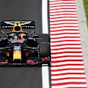 BUDAPEST, HUNGARY - JULY 19: Alexander Albon of Thailand driving the (23) Aston Martin Red Bull Racing RB16 during the Formula One Grand Prix of Hungary at Hungaroring on July 19, 2020 in Budapest, Hungary. (Photo by Clive Mason - Formula 1/Formula 1 via Getty Images)