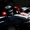 MONZA, ITALY - SEPTEMBER 04: Antonio Giovinazzi of Italy driving the (99) Alfa Romeo Racing C39 Ferrari during practice for the F1 Grand Prix of Italy at Autodromo di Monza on September 04, 2020 in Monza, Italy. (Photo by Rudy Carezzevoli/Getty Images)