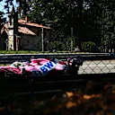 MONZA, ITALY - SEPTEMBER 04: Lance Stroll of Canada driving the (18) Racing Point RP20 Mercedes during practice for the F1 Grand Prix of Italy at Autodromo di Monza on September 04, 2020 in Monza, Italy. (Photo by Dan Istitene - Formula 1/Formula 1 via Getty Images)