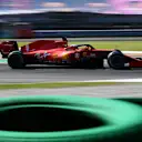 MONZA, ITALY - SEPTEMBER 04: Sebastian Vettel of Germany driving the (5) Scuderia Ferrari SF1000 on track during practice for the F1 Grand Prix of Italy at Autodromo di Monza on September 04, 2020 in Monza, Italy. (Photo by Miguel Medina/Pool via Getty Images)