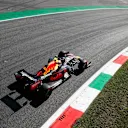 MONZA, ITALY - SEPTEMBER 04: Alexander Albon of Thailand driving the (23) Aston Martin Red Bull Racing RB16 on track during practice for the F1 Grand Prix of Italy at Autodromo di Monza on September 04, 2020 in Monza, Italy. (Photo by Luca Bruno/Pool via Getty Images)